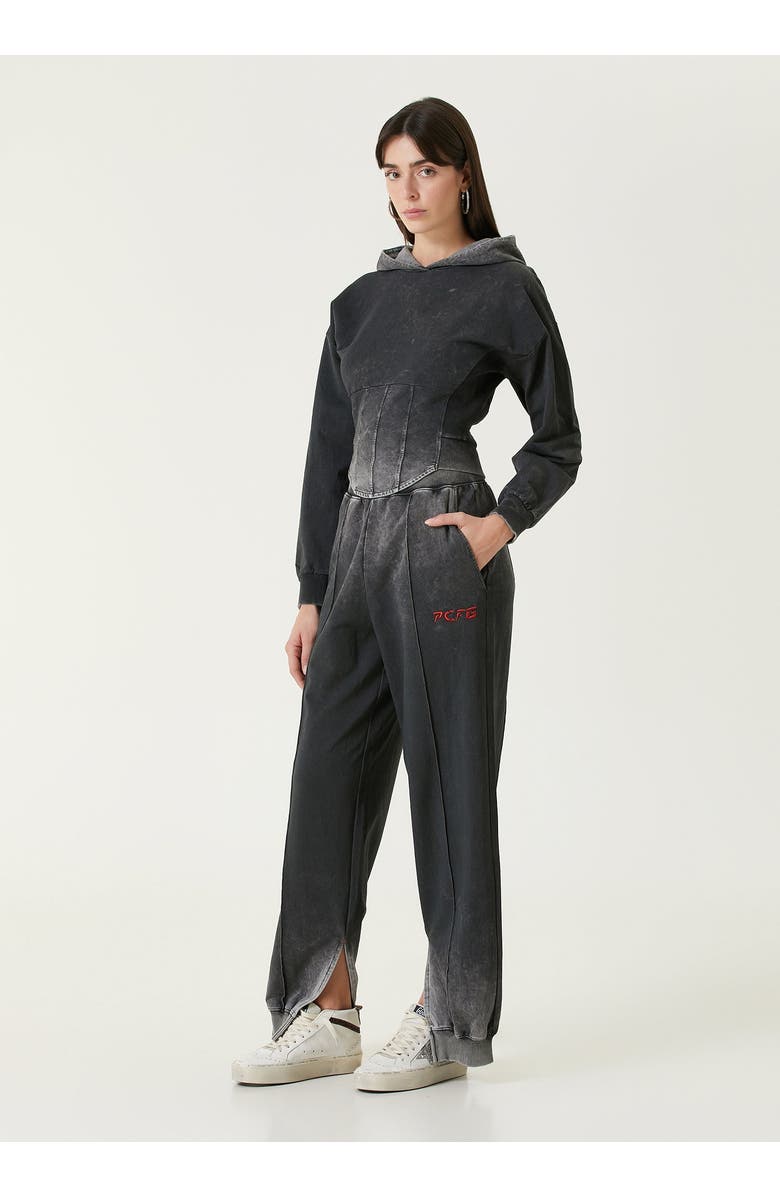 PCFG Pure Cotton Free Heaven Acid Wash Women Sweatpant, Alternate, color, Gray