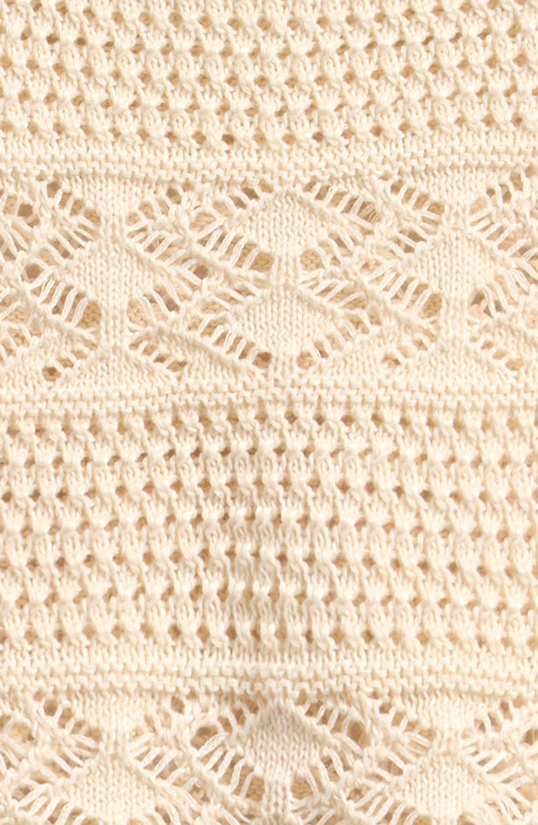 Miken Swim Sweater Top & Skirt Set, Alternate, color, Natural