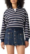 Levi's Everyday Stripe Quarter Zip Fleece Sweater