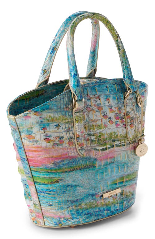 Brahmin Jenny Medium Melbourne Leather Satchel In Staycation