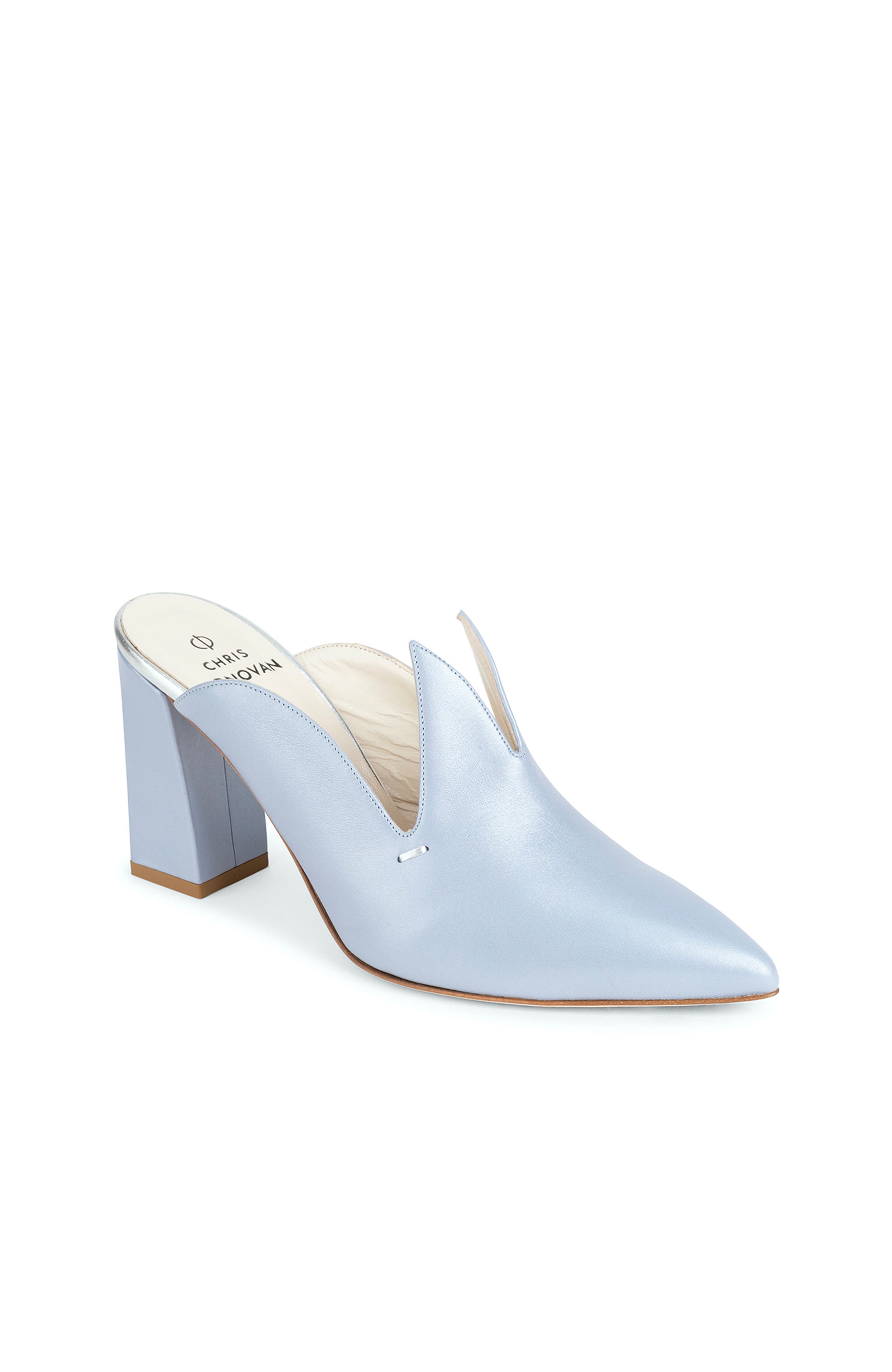 Chris Donovan Footwear Eris Mule, Alternate, color, Blue