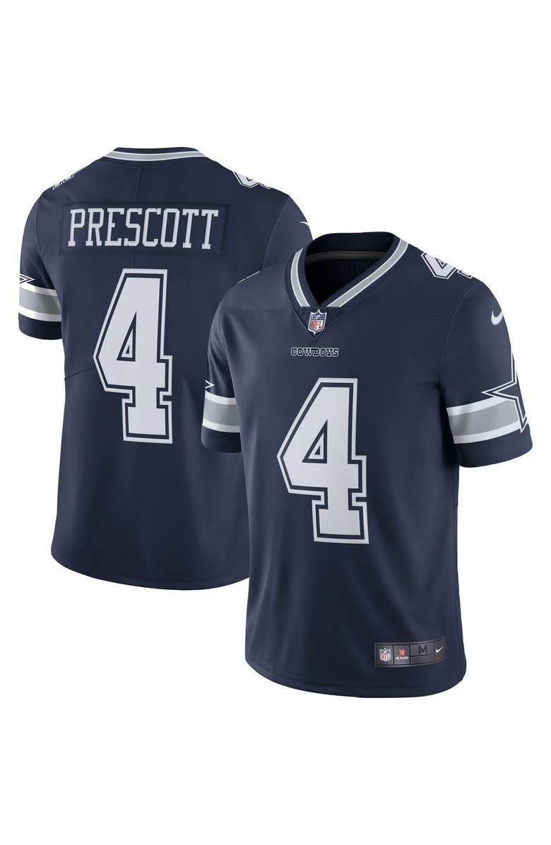 Nike Men's Nike Dak Prescott Navy Dallas Cowboys Vapor Limited Player Jersey, Main, color, Navy