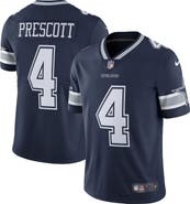 Nike Men's Nike Dak Prescott Navy Dallas Cowboys Vapor Limited Player Jersey