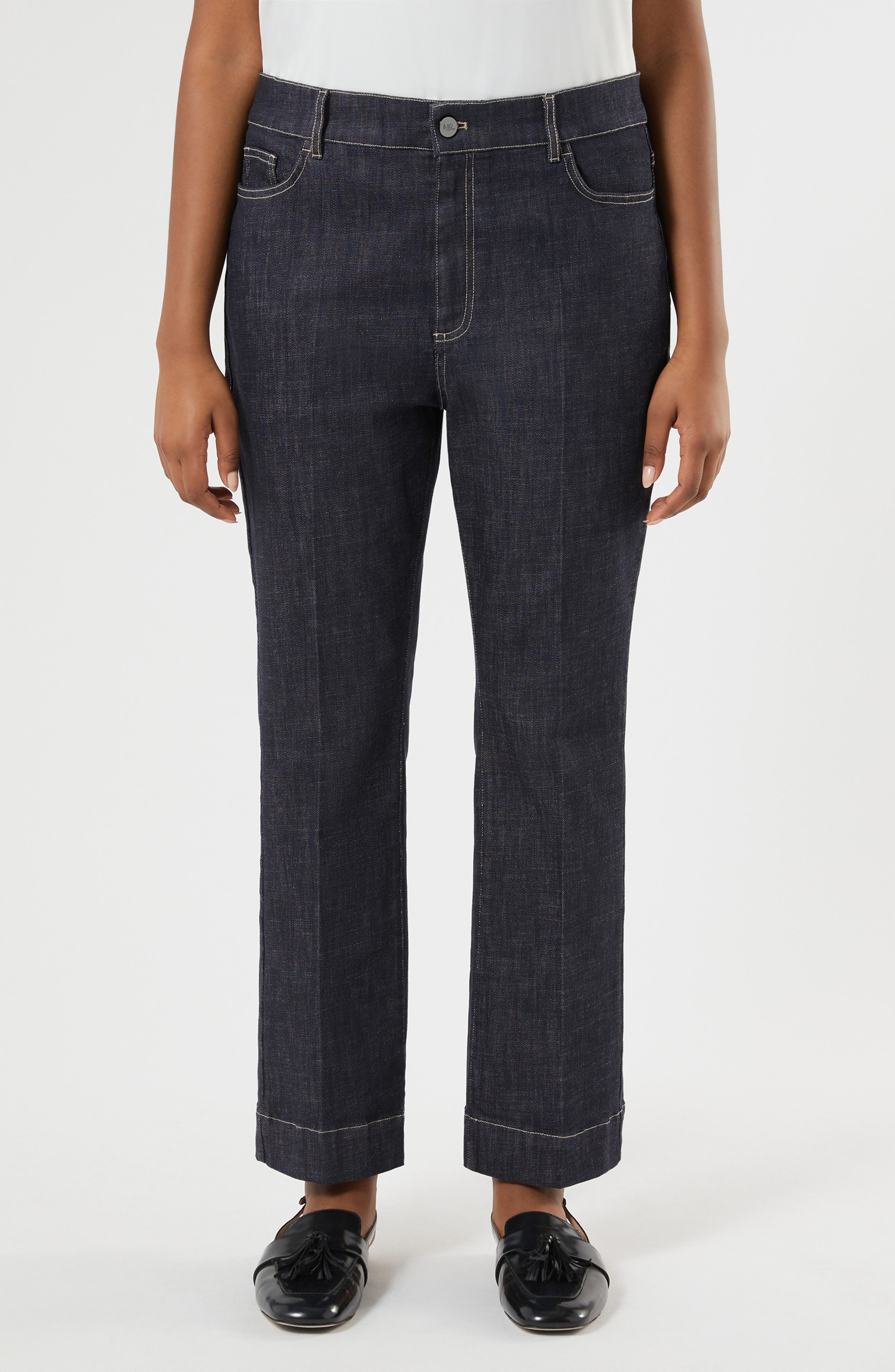 Flared Cropped Jeans