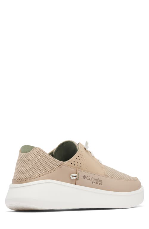 Columbia Boatside Pfg Slip-on Sneaker In Oxford Tan/cypress