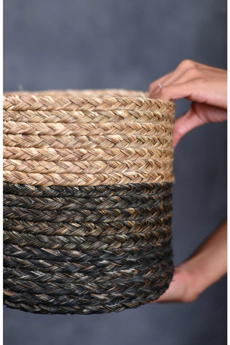 Sabai Plant Holder / Basket, Alternate, color, Black
