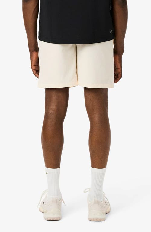 Lacoste Tech Shorts In Neutral