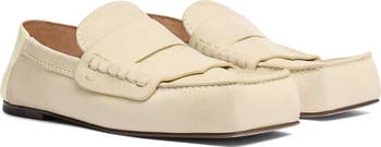 JACQUEMUS【関税送料込】Les Mocassins Carreスエードローファー Jacquemus Les Mocassins Carré Penny Loafer (Women) | Nordstrom