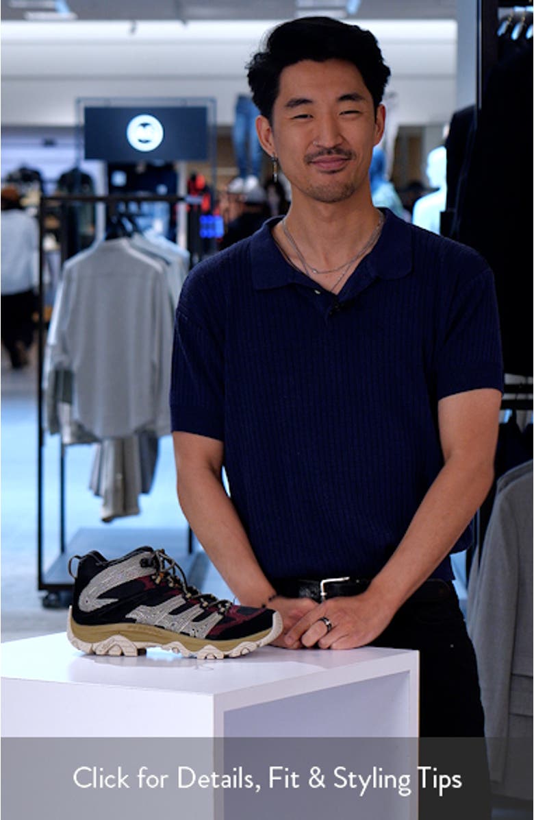 Moab 3 Stitch Mid Hiking Shoe, sales video thumbnail