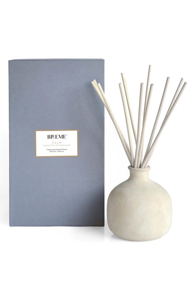Blueme Calm Large Ceramic Reed Diffuser, Main, color,