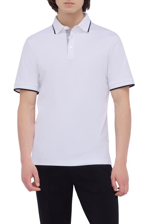 Tipped Contrast Collar Polo