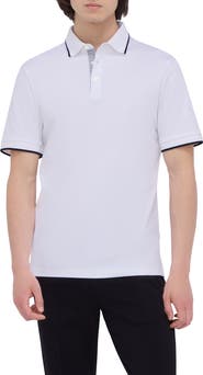 Bugatchi Tipped Contrast Collar Polo