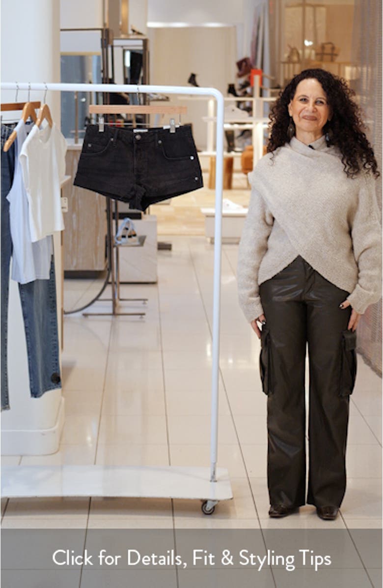 Cali Cuffed Denim Shorts, sales video thumbnail