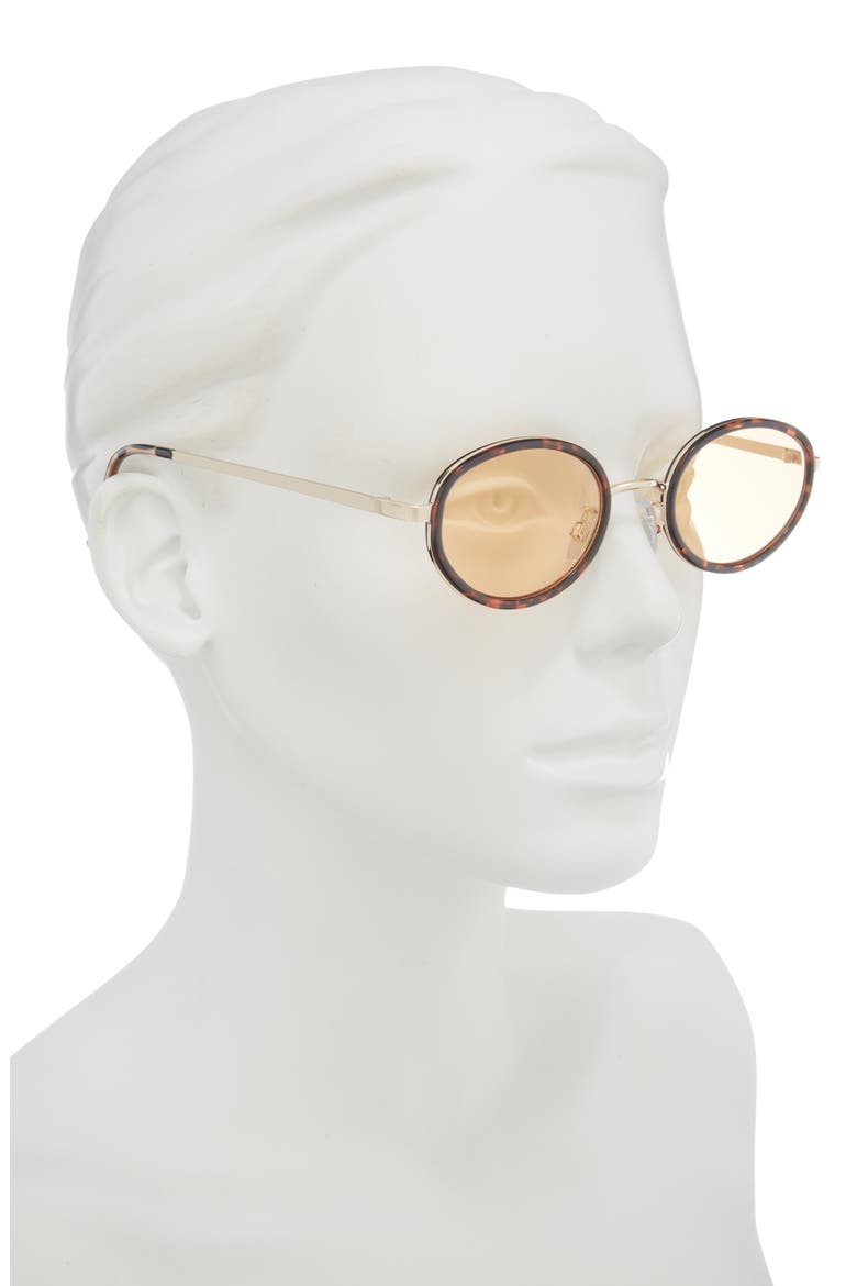 Oval Sunglasses, Alternate, color, GOLD- YELLOW