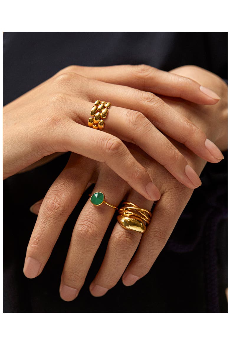 MV Siren™ Semiprecious Stone Ring, Alternate, color, YELLOW GOLD