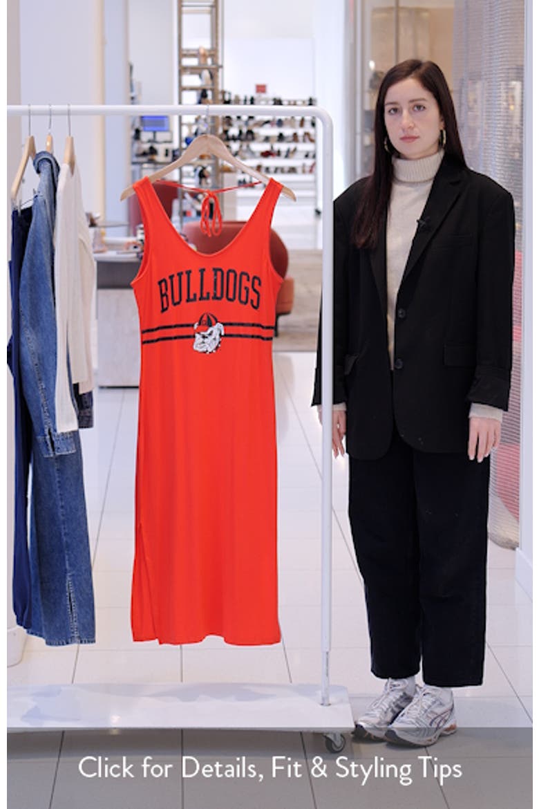 Women's G-III 4Her by Carl Banks Red Georgia Bulldogs Training V-Neck Maxi Dress video