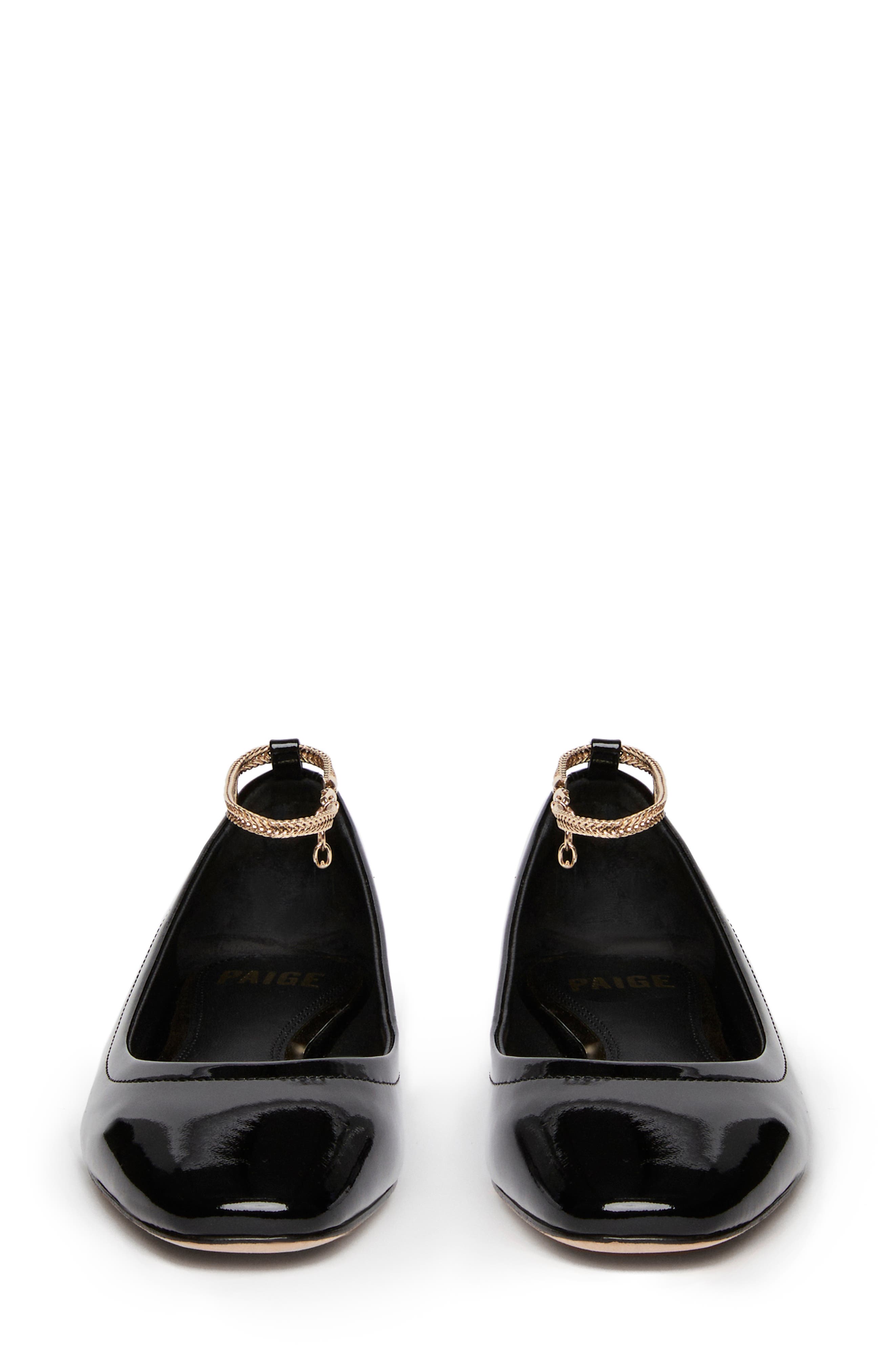 PAIGE Janine Ankle Strap Flat, Alternate, color, 