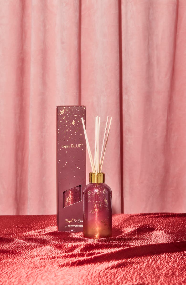Capri Blue Tinsel & Spice Glimmer Reed Diffuser, Alternate, color, Tinsel & Spice