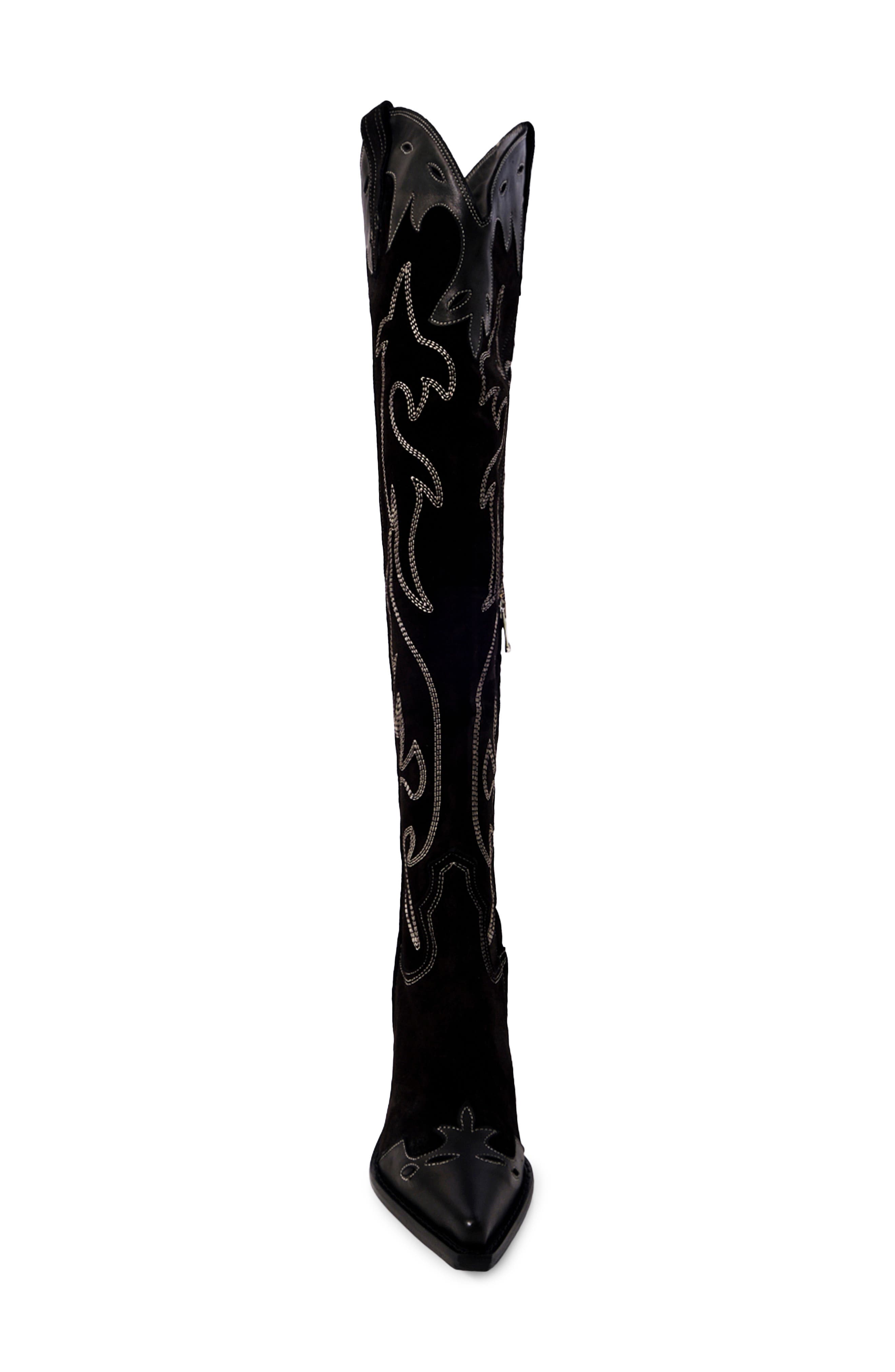 Free People Wild West Knee High Boot, Alternate, color, 