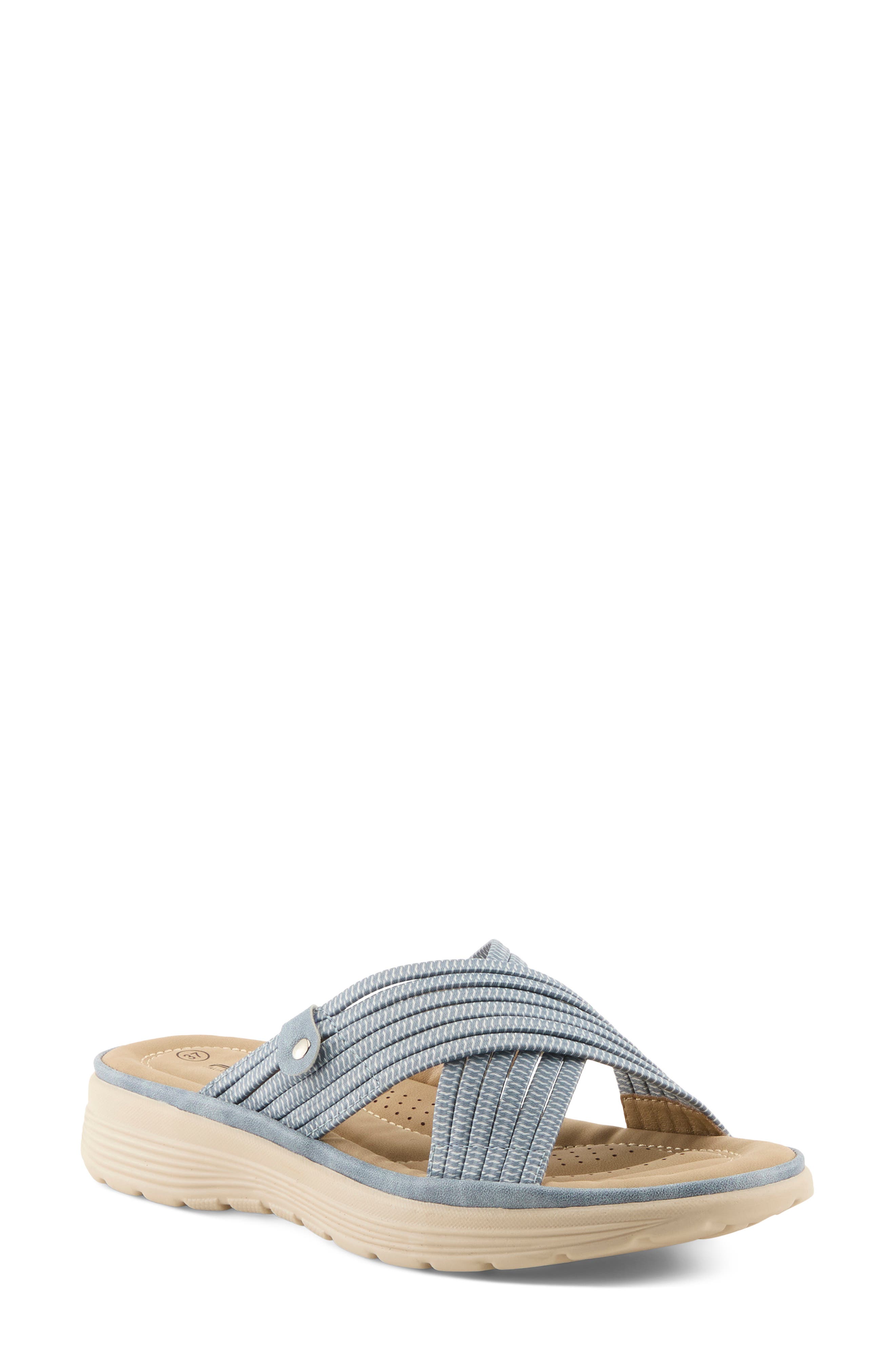 Flexus by Spring Step Gaspie Sandal, Main, color, Blue