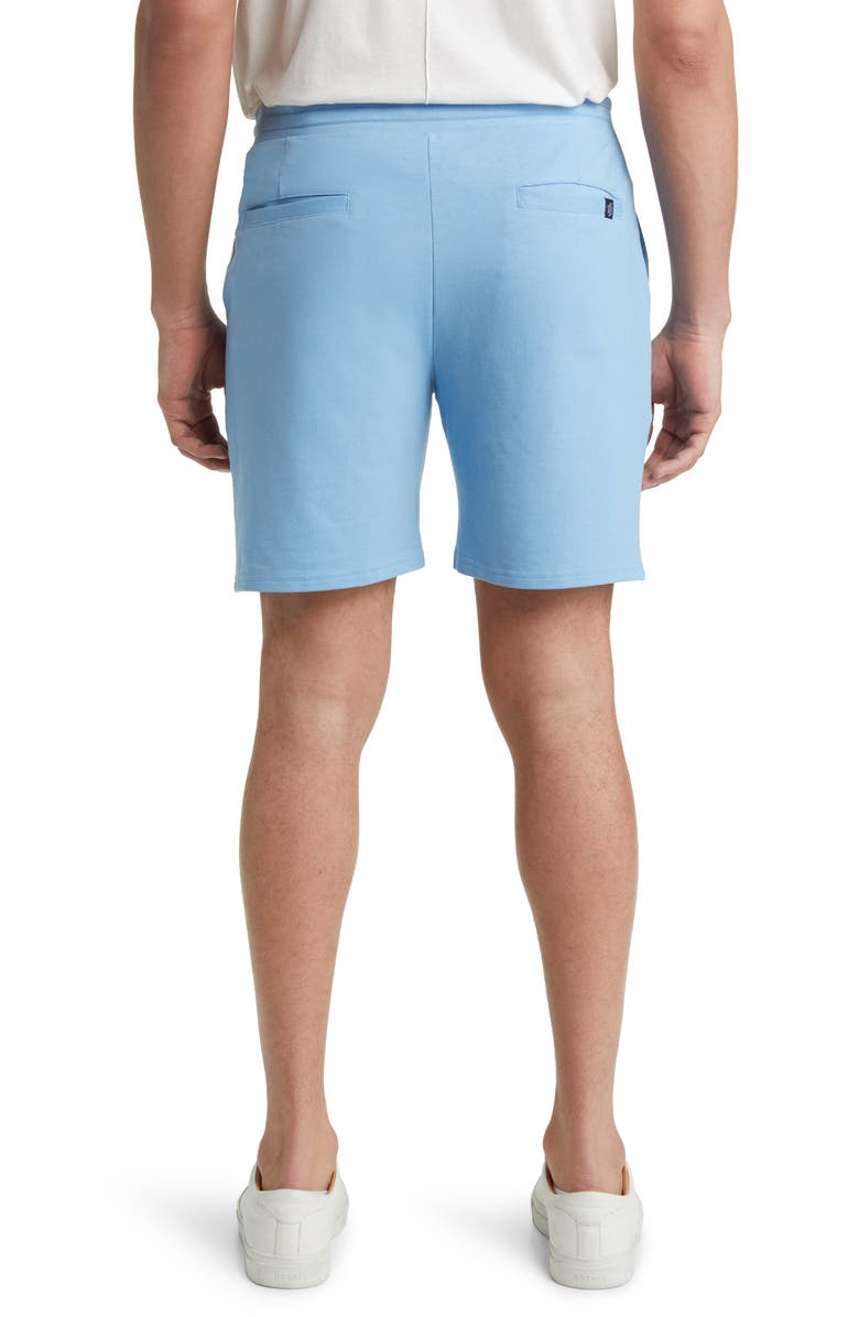 Stone Rose French Terry Shorts, Alternate, color, Light Blue