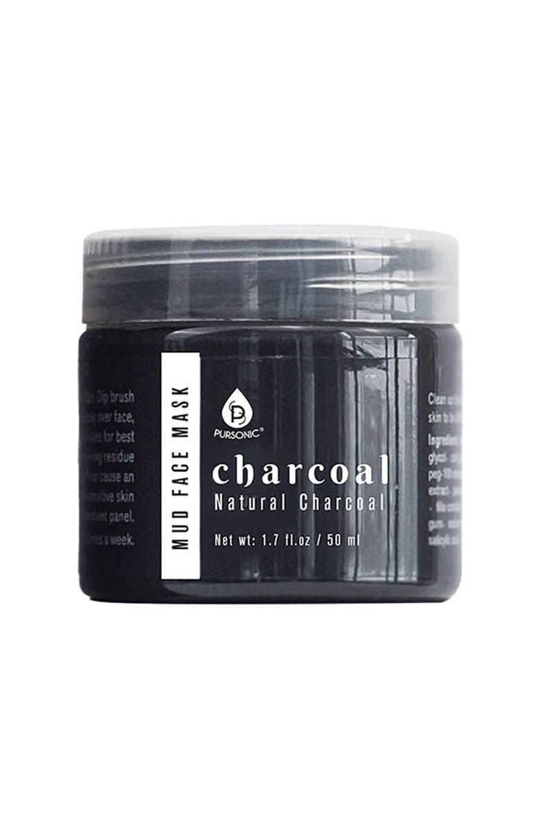 PURSONIC 3 Pack Facial Therapy Mud Face Mask with Mask Applicator, Alternate, color, 