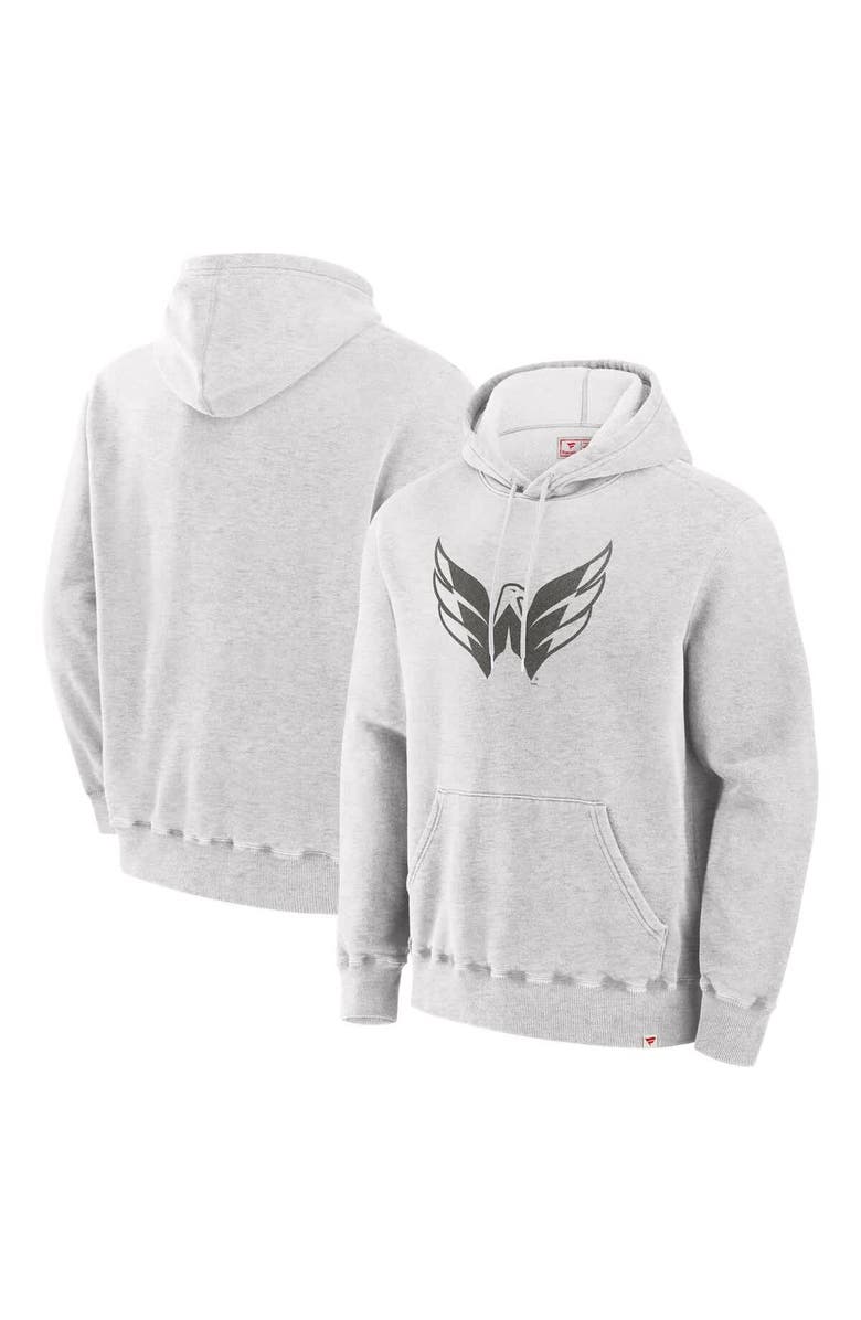 FANATICS Men's Fanatics Cream Washington Capitals Made in Canada Pullover Hoodie, Main, color, Cream