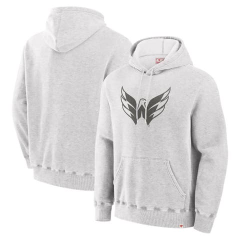 Men's Fanatics Cream Washington Capitals Made in Canada Pullover Hoodie