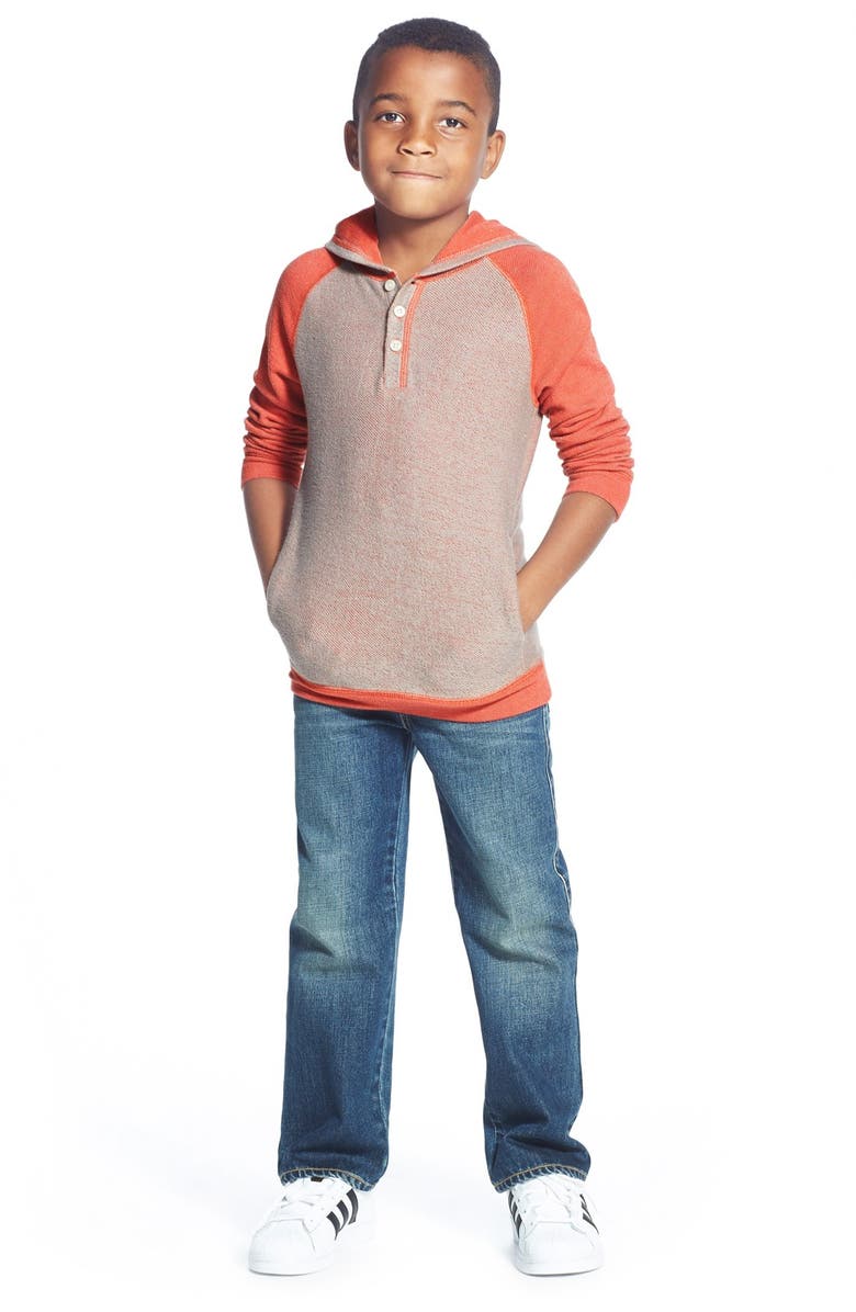 Tucker + Tate Knit Waist Jeans, Alternate, color, Lewis Wash