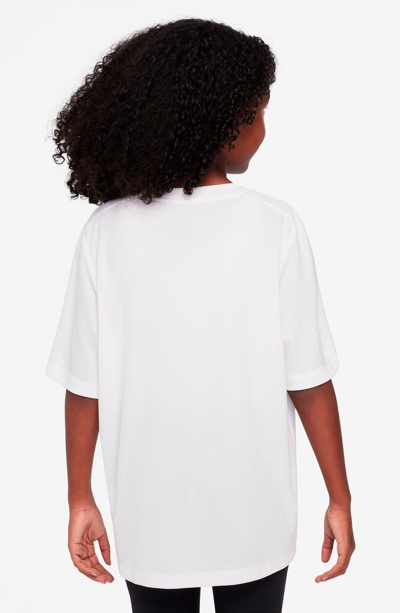 Nike Kids' Graphic T-Shirt, Alternate, color, White/ Black