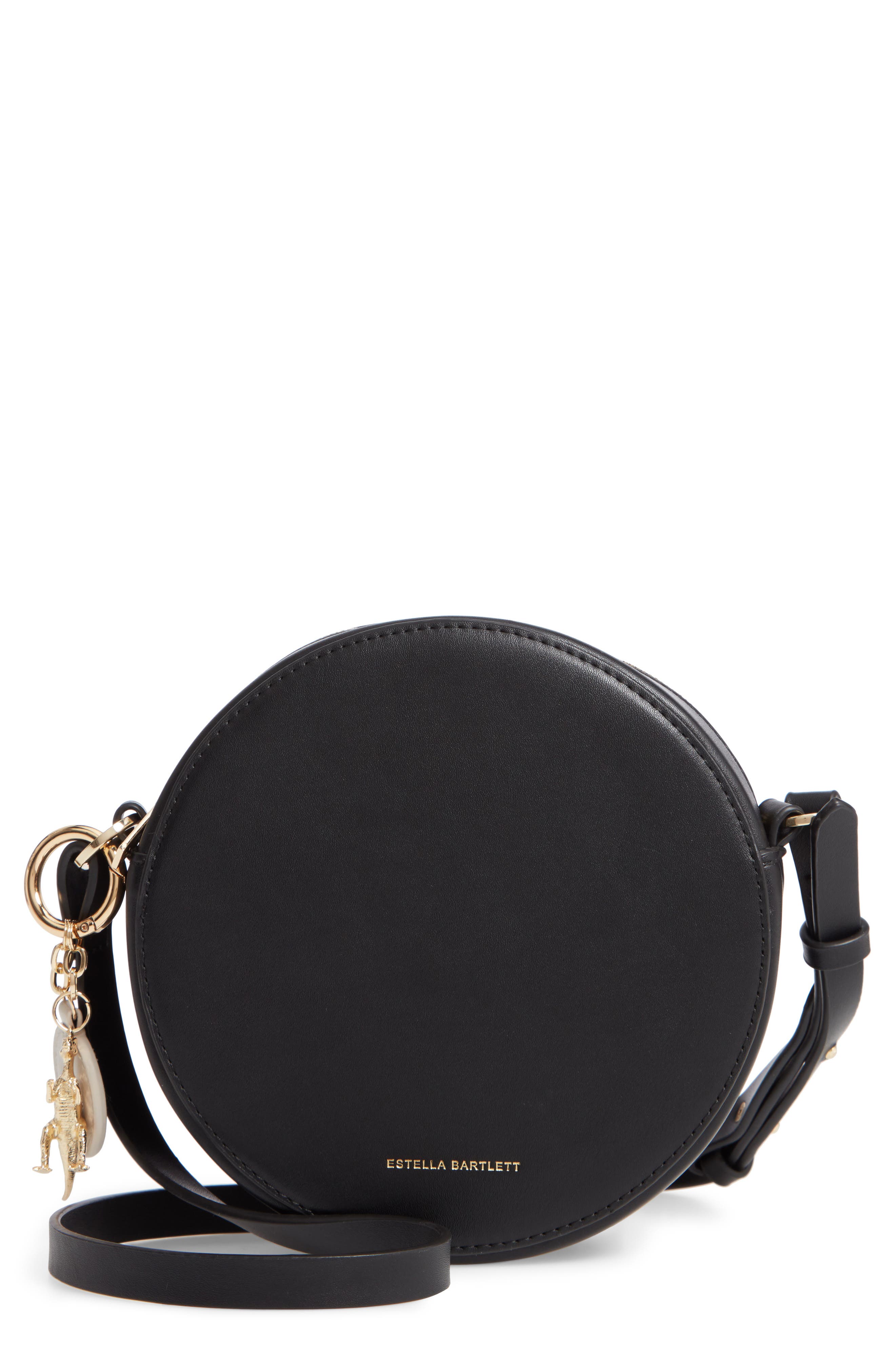 Estella Bartlett Emerson Faux Leather Round Bag, Main, color, 