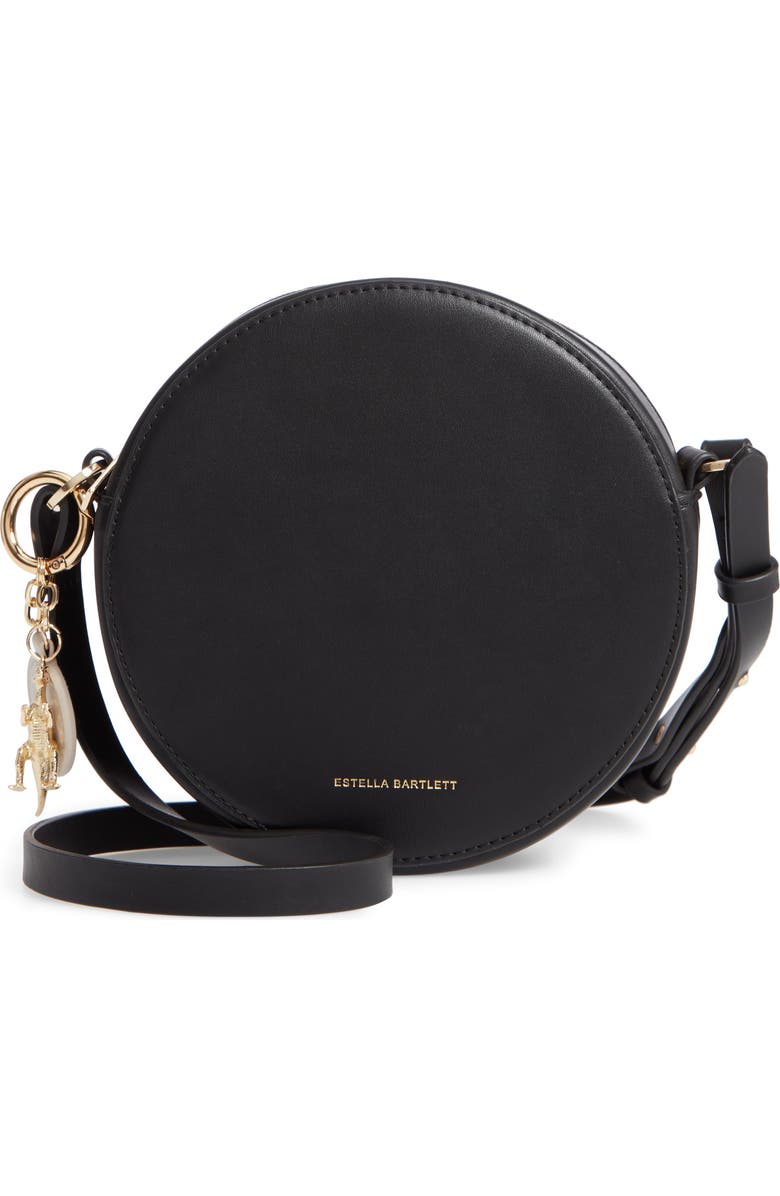 Estella Bartlett Emerson Faux Leather Round Bag, Main, color,