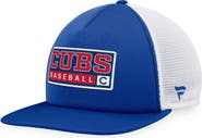MAJESTIC Men's Majestic Royal/White Chicago Cubs Foam Trucker Snapback Hat