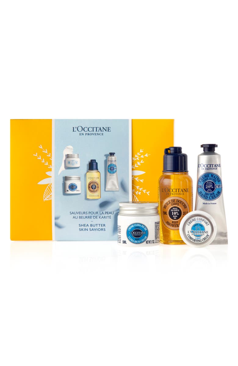 L'Occitane Shea Butter Skin Saviors Set, Main, color, 