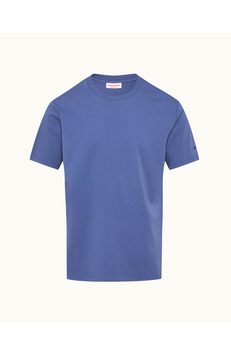 Orlebar Brown Ob Standard Easy Fit Interlock Cotton Jersey T-Shirt, Main, color, Nightfall Blue
