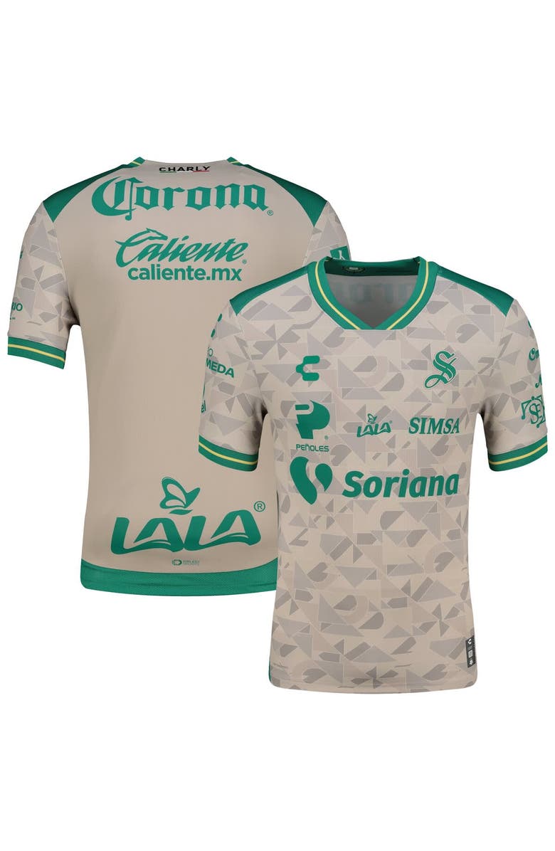 CHARLY Men's Charly  Tan Santos Laguna 2025/26 Away Authentic Jersey, Main, color, Tan