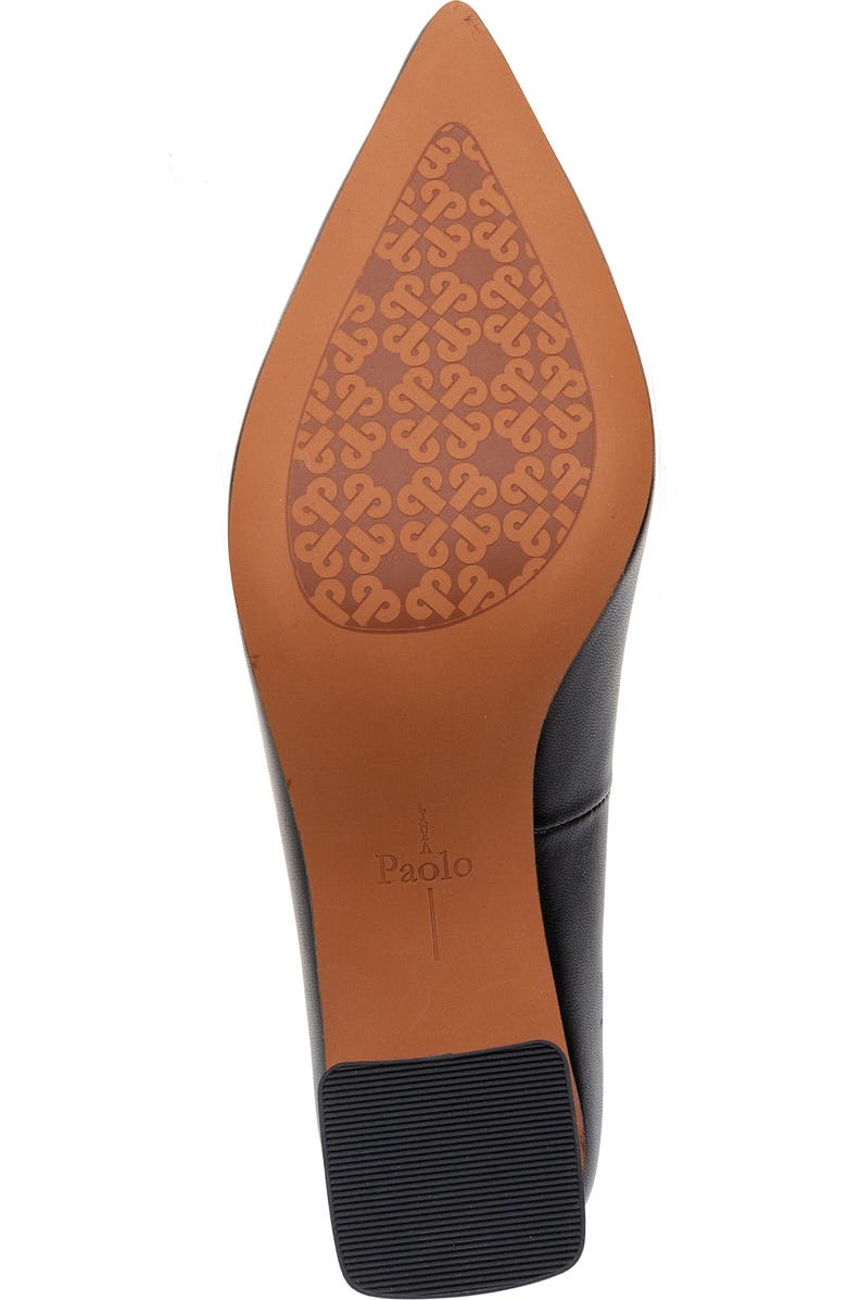 Linea Paolo Bilson Pointed Toe Pump, Alternate, color, Black Nappa