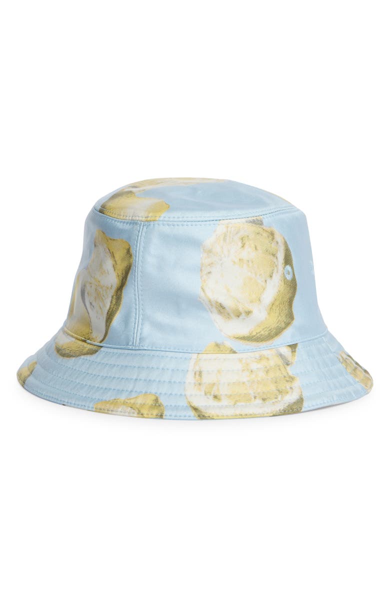 Givenchy Citrus Print Cotton Bucket Hat, Alternate, color, Sky Blue