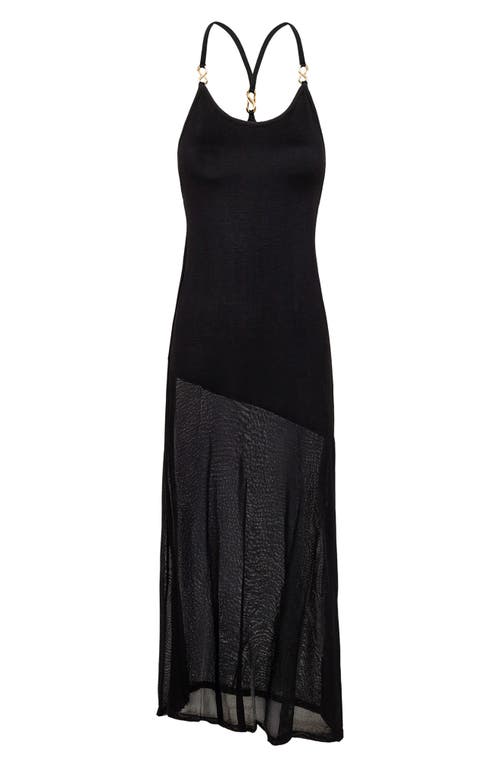 Vix Paula Hermanny Vix Daphne Maxi Dress Swim Cover-up In Black