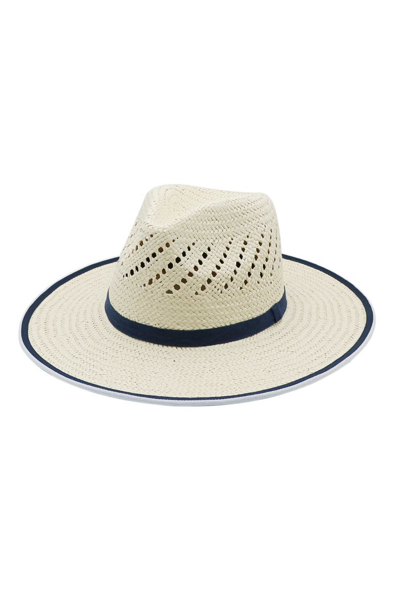 Packable Panama Straw Hat, Main, color, NATURAL