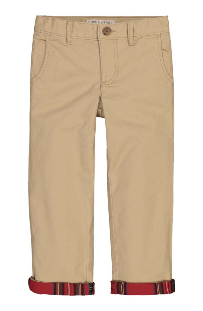 Hope & Henry Boys' Lined Stretch Chino Pant, Kids, Main, color, 