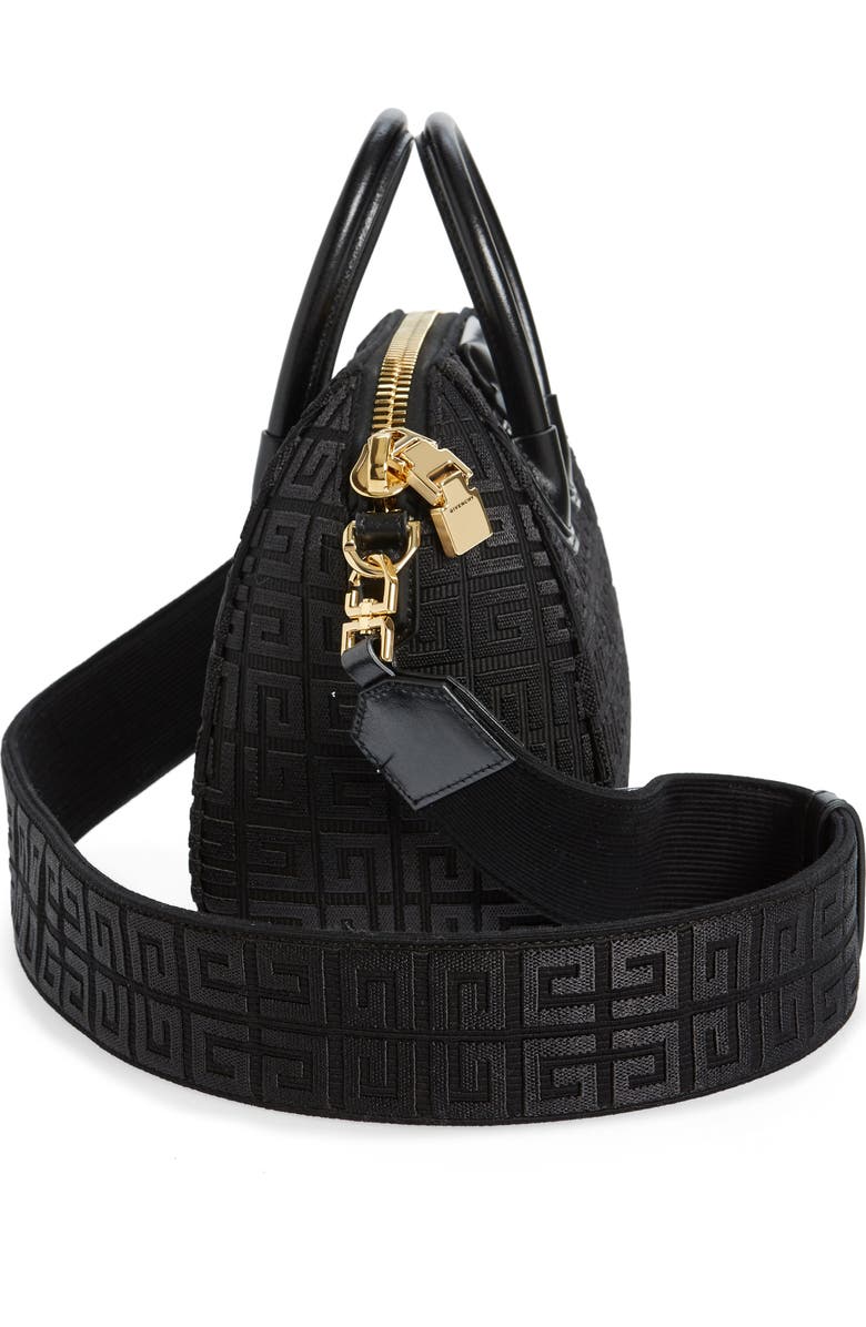 Givenchy Mini Antigona Leather Satchel, Alternate, color,