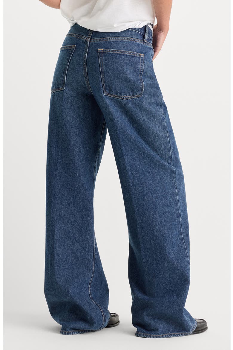 Vintage Low Slung Baggy Wide Leg Jeans, Alternate, color, TRACE
