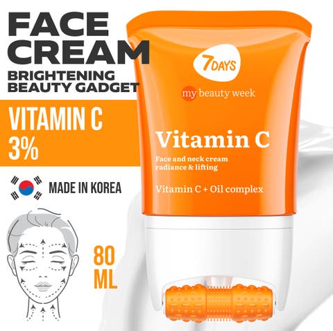 Vitamin C Gua Sha Roller Neck Wrinkle Cream - Radiance Face Cream