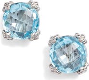 Anzie Cluster Topaz Stud Earrings