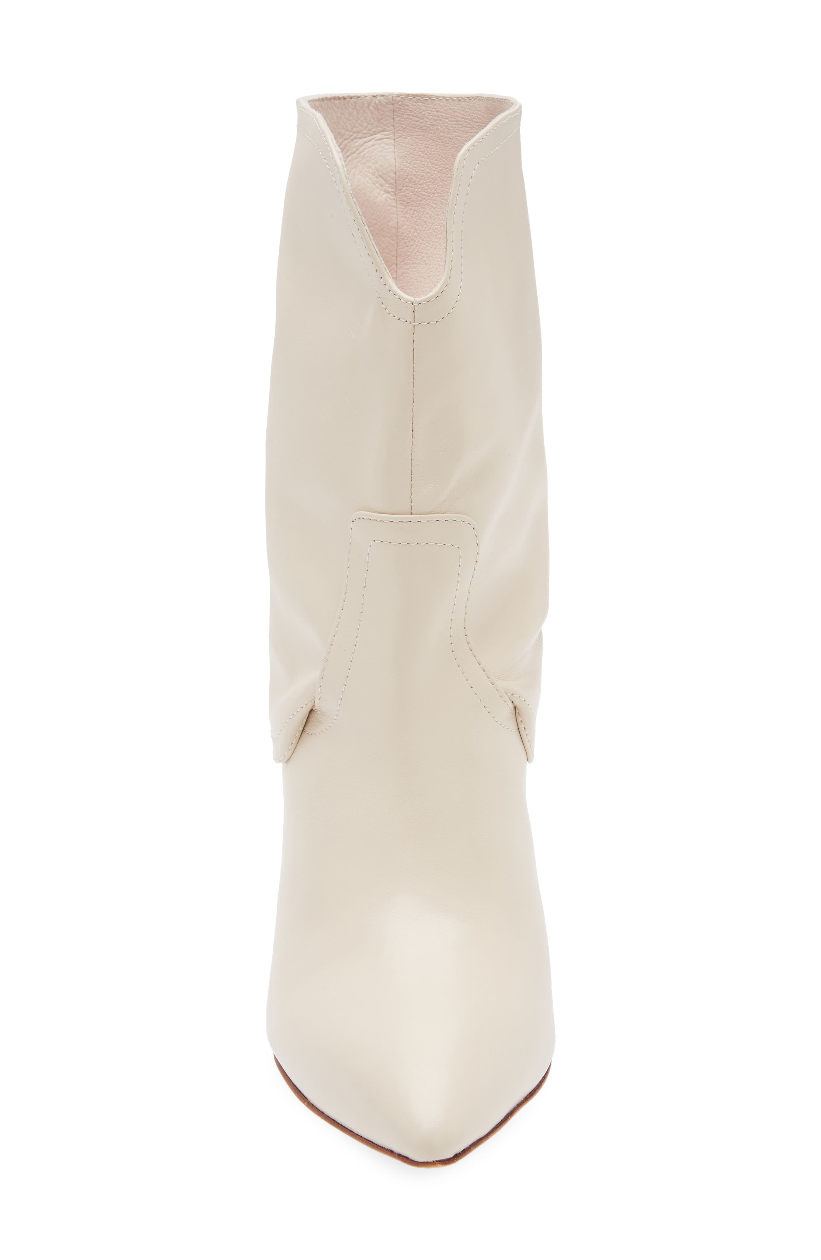 KOKO + PALENKI Totally Western Boot, Alternate, color, Bone Leather