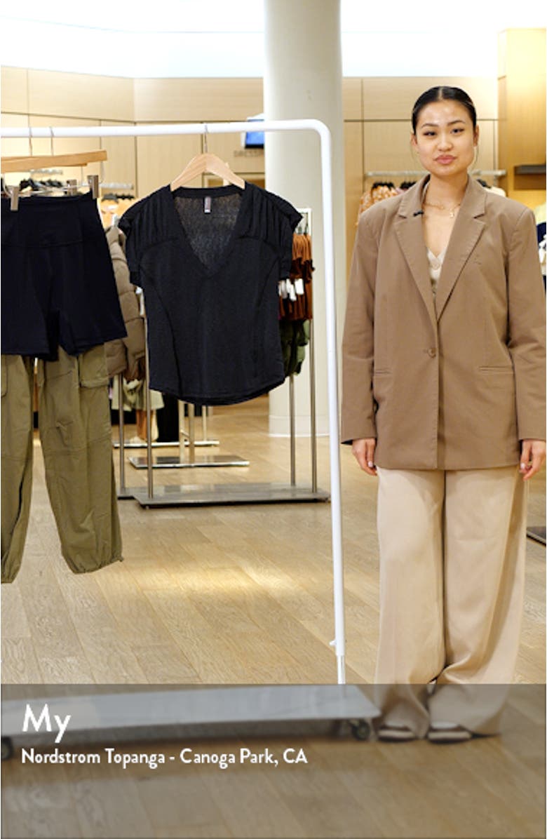 FP Movement True North V-Neck Ruched T-Shirt, sales video thumbnail