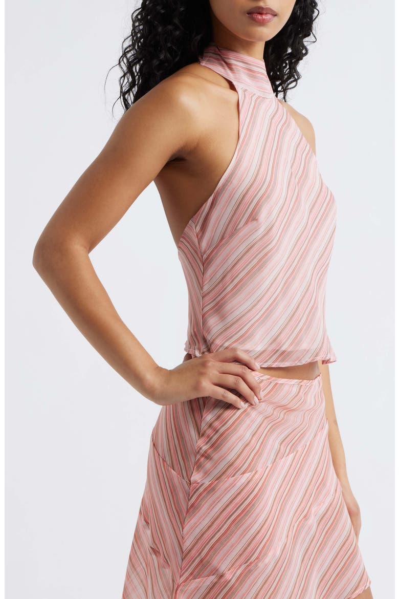 Piper Halter Top, Alternate, color, PINK STRIPE