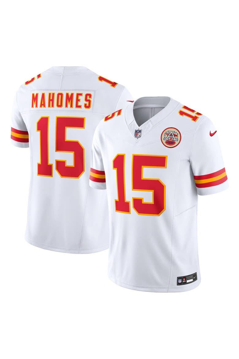 Men's Nike Patrick Mahomes White Kansas City Chiefs Vapor F.U.S.E. Limited Jersey, Alternate, color, White
