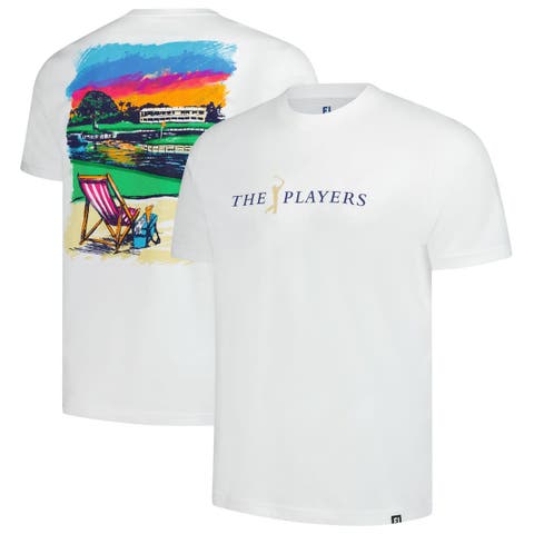 Men's FootJoy  White THE PLAYERS Painting T-Shirt